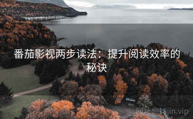 番茄影视两步读法：提升阅读效率的秘诀