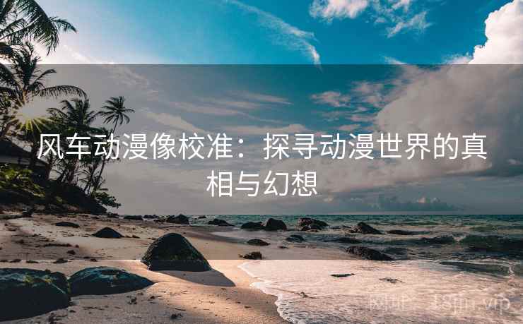 风车动漫像校准：探寻动漫世界的真相与幻想